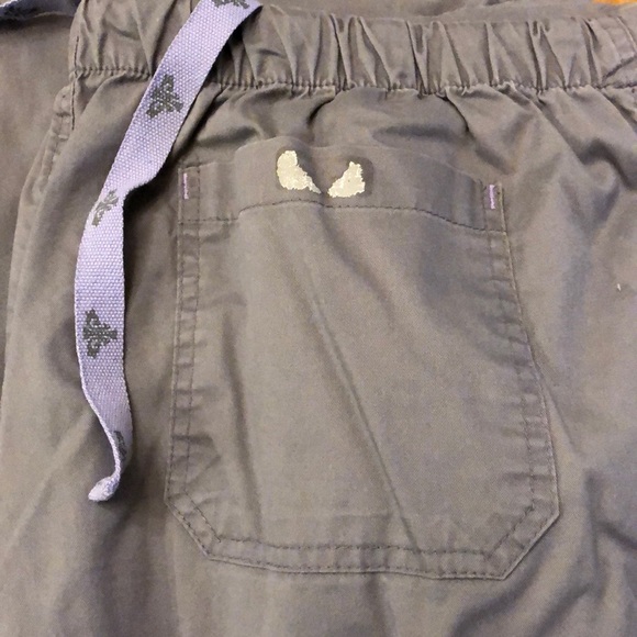 Med Couture scrub pants EZ Flex grey lilac medium - Picture 6 of 6